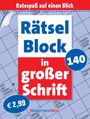 Eberhard Krüger: Rätselblock in großer Schrift 140 (5 Exemplare à 2,99 EUR), Buch