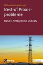 Best-of Praxisprobleme, Band 3: Netzzsysteme und EMV. Unten Bild: Strommast in Landschaft bei Sonnenuntergang.