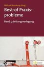 Text: "Michael Muschong (Hrsg.), Best-of Praxisprobleme, Band 5: Leitungsverlegung." Unten einige Werkzeuge an der Wand.