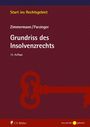 "Start ins Rechtsgebiet", "Zimmermann/Parzinger", "Grundriss des Insolvenzrechts", "12. Auflage". Rotes Schlüsselmuster.