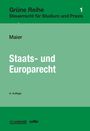 Walter R. Maier: Staats- und Europarecht, Buch