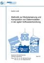 Titel: Methodik zur Modularisierung und Komposition von Datenmodellen. Illustration: Personen arbeiten an Puzzleteilen.