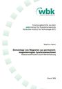 Titel: Demontage von Magneten aus permanentmagneterr. Synchronmaschinen. Logo "wbk" oben. Abstrakte grüne Quadrate.