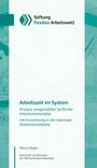 „Stiftung flexible Arbeitswelt“, „Arbeitszeit im System“, türkis-blaue Gestaltung, stilisiertes Logo aus Pfeilen.