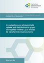Titel: "Investigations on phosphonate uptake..." Text erstreckt sich über 3 Zeilen. Logo oben rechts. Name: Sören Lars Otto. Geometrische Muster.