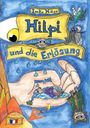 „Imke Häse: Hilpi und die Erlösung“ auf Bändern. Illustration mit cartoonartigen Figuren und einem großen Auge.