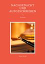Jürgen Hembd: Nachgedacht und aufgeschrieben, Buch