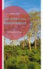 Jochen Nagel, Der Schrei des Schmetterlings, Umweltmärchen. Verschiedene Bäume unter blauem Himmel in einer grünen Landschaft.