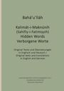 : Verborgene Worte - Hidden Words, Buch