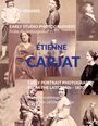 Texte: "ROLF KRAMER", "EARLY STUDIO PHOTOGRAPHERS", "ÉTIENNE CARJAT", "Frühe Atelierfotografen". Verschiedene Porträts im Hintergrund.