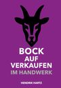 „BOCK AUF VERKAUFEN IM HANDWERK“ von Hendrik Hartz. Schwarzes Ziegenkopf-Logo auf lila Hintergrund.
