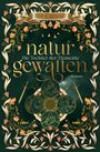 "Zoe S. Rosary - Naturgewalten: Die Tochter der Elemente" steht auf einem dekorativen, floralen Cover mit Schwertern und Symbolen.
