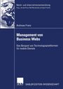 Andreas Franz: Management von Business Webs, Buch