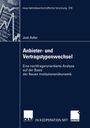 Jost Adler: Anbieter- und Vertragstypenwechsel, Buch