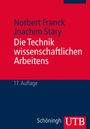 Norbert Franck: Die Technik wissenschaftlichen Arbeitens, Buch