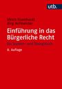 Roter Hintergrund, Titel "Einführung in das Bürgerliche Recht", Autoren Ulrich Eisenhardt, Jörg Hofmeister, 8. Auflage, utb-Logo oben rechts.