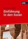 "Einführung in den Koran", Ibrahim Aslandur, roter Hintergrund, strukturierte Säulen im unteren Teil.