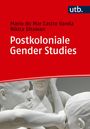 Text: "María do Mar Castro Varela, Nikita Dhawan, Postkoloniale Gender Studies, utb." Zwei weiße Skulpturen interagieren miteinander.