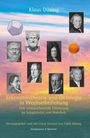 „Erkenntnistheorie und Ontologie in Wechselbeziehung“ von Klaus Düsing. Porträts, geometrische Formen und Himmelsmotiv.