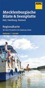 ADAC Regionalkarte Deutschland Blatt 2 Mecklenburgische Küste und Seenplatte, KRT