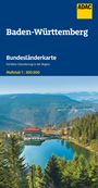 ADAC Bundesländerkarte Deutschland 11 Baden-Württemberg 1:300.000, KRT