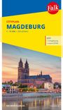 Text: "CITYPLAN MAGDEBURG 1:15 000 > ZIELGENAU CITY + Umgebung + extra ÖPNV NIE MEHR PLANLOS."  
Illustration einer Kirche.