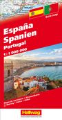 : Spanien / Portugal Strassenkarte 1:1 Mio., KRT