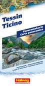 : Hallwag Panoramakarte Tessin, KRT