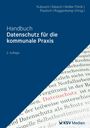 Cover eines Buches: "Handbuch Datenschutz für die kommunale Praxis, 2. Auflage". Herausgeber und KSV Medien Logo.