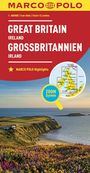 : MARCO POLO Länderkarte Großbritannien, Irland 1:800 000, KRT