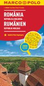 : MARCO POLO Länderkarte Rumänien, Republik Moldau 1:800 000, KRT
