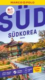 Oben: "Nr.1 Meistgekaufter Reiseführer", "MARCO POLO". Titel: "SÜDKOREA SEOUL". Unten: Urlaubstipps, Erlebnisgarantie.