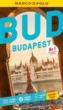 "Budapest" in großen blauen Buchstaben, darunter "Nr. 1 Meistgekaufter Reiseführer". Logo über Stadtszene mit Parlamentsgebäude.