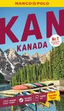 Text: "KANADA", "Nr.1 Meistgekaufter Reiseführer", "Reisen mit Insider Tipps". Seenlandschaft mit Kanus und Bergen.