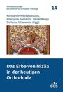 Titel: "Das Erbe von Nizäa in der heutigen Orthodoxie". Illustration: Versammlung von Geistlichen.