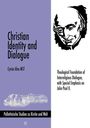 "Christian Identity and Dialogue" von Cyriac Alex MST. Illustration eines Gesichts und ein Gebäude-Skizze unten links.