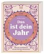 "Das ist dein Jahr" von Krystle Jordan, umrahmt von floralen Mustern und Tierillustrationen.