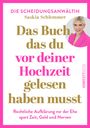 Saskia Schlemmer: Das Buch, das du vor deiner Hochzeit gelesen haben musst, Buch