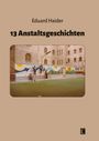 Eduard Haider: 13 Anstaltsgeschichten, Buch