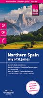 : Reise Know-How Landkarte Spanien Nord/Jakobsweg 1 : 350.000, KRT