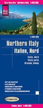 : Reise Know-How Landkarte Italien, Nord / Northern Italy 1:400.000, KRT