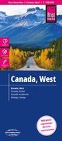 : Reise Know-How Landkarte Kanada West 1 : 1.900.000, KRT