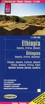 : Reise Know-How Landkarte Äthiopien, Somalia, Eritrea, Dschibuti / Ethiopia, Somalia, Djibouti, Eritrea (1:1.800.000), KRT