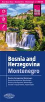 Reise Know-How Verlag Peter Rump: Reise Know-How Landkarte Bosnien-Herzegowina, Montenegro / Bosnia and Herzegovina, Montenegro (1:350.000), KRT