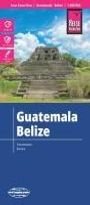 : Reise Know-How Landkarte Guatemala, Belize (1:500.000), KRT