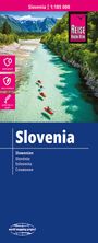 Reise Know-How Verlag Peter Rump: Reise Know-How Landkarte Slowenien / Slovenia (1:185.000), KRT