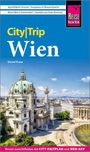 Reiseführer „City|Trip Wien“ von Daniel Krasa; zeigt die Karlskirche, barocke Architektur, blauer Himmel, Stadtansicht.