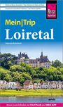 Text: „Mein Trip Loiretal. Gabriele Kalmbach. Märchenschlösser bewundern. Fluss-Erlebnisse. Französische Gartenkunst. Loire-Weine. Besser zurechtfinden mit FALTPLAN und WEB-APP.“ 

Landschaft mit Schloss am Fluss.