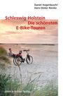 "Schleswig-Holstein: Die schönsten E-Bike-Touren" von Daniel Hugenbusch und Hans-Dieter Reinke. Ein Strand bei Sonnenuntergang.