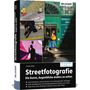 Titel: Streetfotografie. Oben: "Retail/Office Space for Lease". Cover mit Fotos von alltäglichen Straßenszenen.